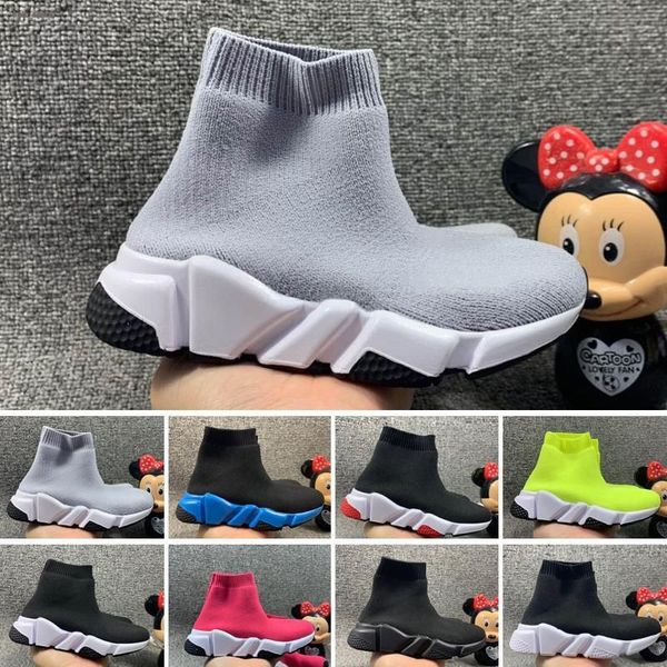 boot kids fashion ankle boots speed stretch mesh high chaussure trainer running shoes speed knit sock mid-trainer balencaigaity nes, Black 
boot kids fashion ankle boots speed stretch mesh high chaussure trainer running shoes speed knit sock mid-trainer balencaigaity nes, Black