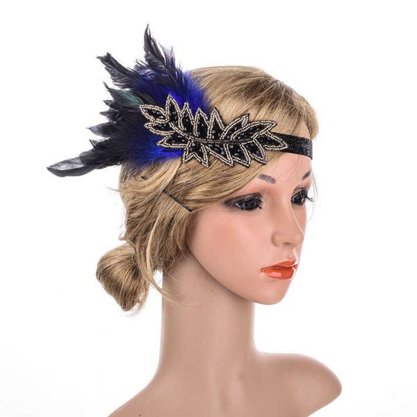 feather flapper headband silver beaded & charcoal crystal beading hair band leaf-shaped rhinestone deco women's hair accessories
feather flapper headband silver beaded & charcoal crystal beading hair band leaf-shaped rhinestone deco women's hair accessories