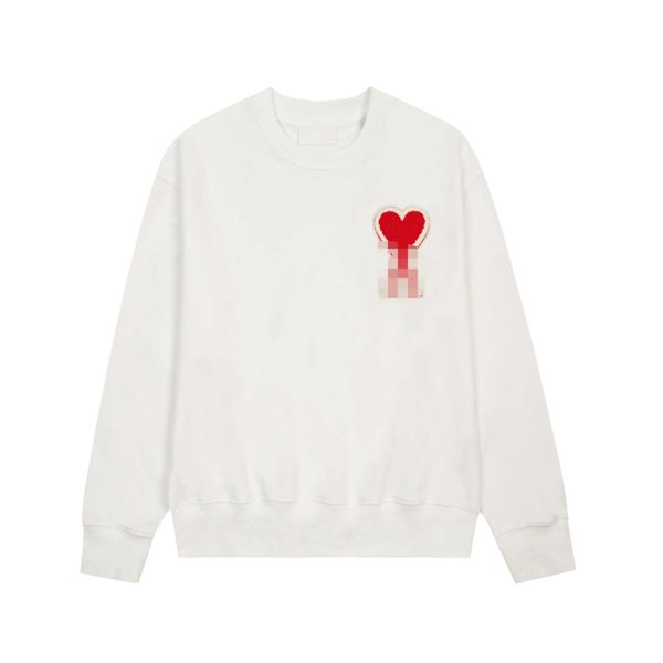 hoodie male and female designer amis paris hooded quality sweater embroidered red love winter round neck jumper couple sweatshirts, White;black
hoodie male and female designer amis paris hooded quality sweater embroidered red love winter round neck jumper couple sweatshirts, White;black