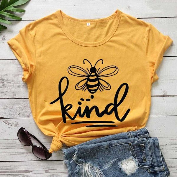 bee kind women fashion pure tee casual funny graphic slogan grunge tumblr young, White
bee kind women fashion pure tee casual funny graphic slogan grunge tumblr young, White