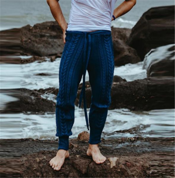 men cable knit pencil pants unique hippie boho festival clothing style man outfit long pant trousers, Black
men cable knit pencil pants unique hippie boho festival clothing style man outfit long pant trousers, Black