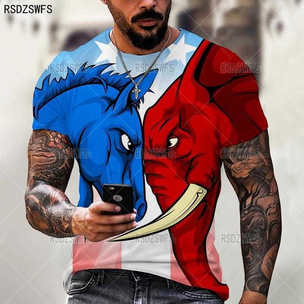 trendy street style american flag print t shirt men summer casual tees oversized, White;black
trendy street style american flag print t shirt men summer casual tees oversized, White;black