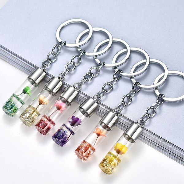 fashion natural eternal flower keychain key rings dried flowers plants key chains wishing bottle keyrings holder women bags accessories, Slivery;golden
fashion natural eternal flower keychain key rings dried flowers plants key chains wishing bottle keyrings holder women bags accessories, Slivery;golden