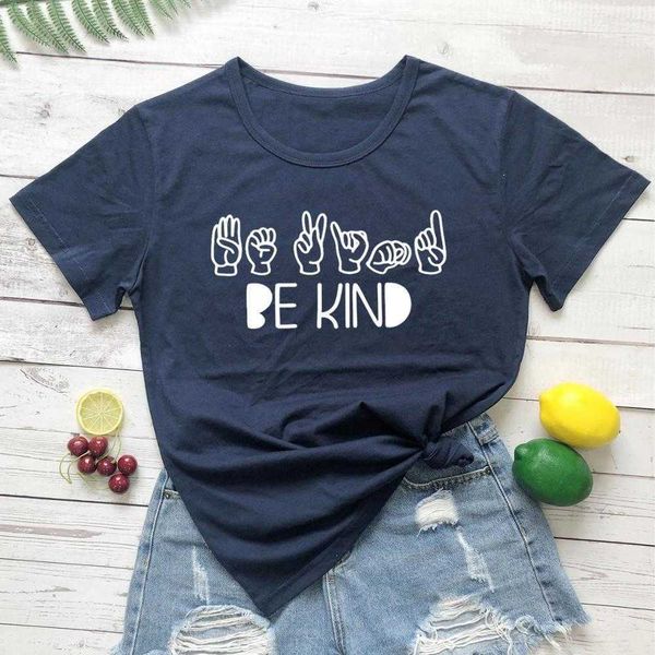 sign language be kind shirt womens t t-shirt positive shirts acceptance religion, White
sign language be kind shirt womens t t-shirt positive shirts acceptance religion, White