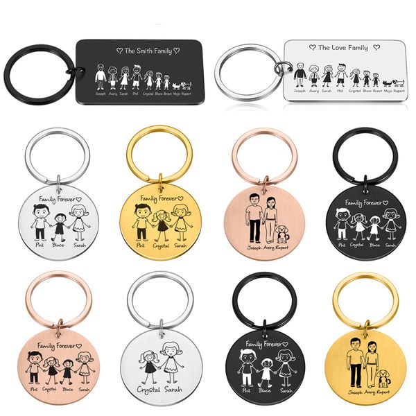 key rings personalized family keychain engraved gifts for parents children present keyring bag charm families member gift chain drop smtrt, Slivery;golden
key rings personalized family keychain engraved gifts for parents children present keyring bag charm families member gift chain drop smtrt, Slivery;golden