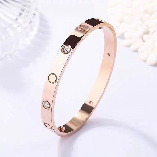 classic designer bracelet bangle love bracelets jewelry stainless steel stone colors gold silver rose 4 diamond chirstmas gift luxury bangle, Black
classic designer bracelet bangle love bracelets jewelry stainless steel stone colors gold silver rose 4 diamond chirstmas gift luxury bangle, Black