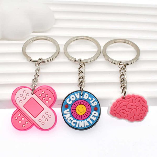 fashion keychainskeychains lanyards 1pcs pvc rubber keychain for nurses design medicine care style heart brain car key pendant cute bag orna, Silver
fashion keychainskeychains lanyards 1pcs pvc rubber keychain for nurses design medicine care style heart brain car key pendant cute bag orna, Silver