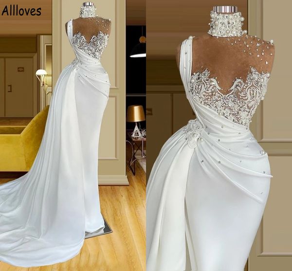 dubai arabic modern satin mermaid prom dresses high collar pearls rhinestones lace formal evening parrty gowns overskirts second recetion en, Black
dubai arabic modern satin mermaid prom dresses high collar pearls rhinestones lace formal evening parrty gowns overskirts second recetion en, Black
