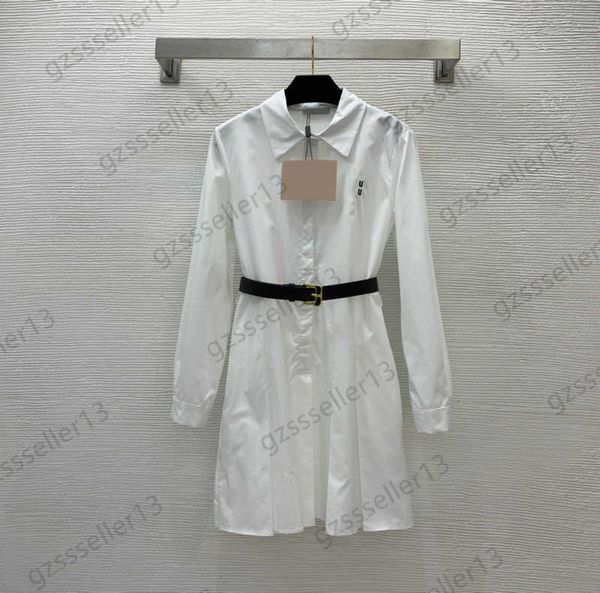 casual dresses womens logo embroidered button front lapel long skirt collocation a belted waist long sleeve fold shirt dress fashion woman c, Black;gray
casual dresses womens logo embroidered button front lapel long skirt collocation a belted waist long sleeve fold shirt dress fashion woman c, Black;gray