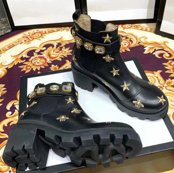 designer luxury women's chelsea boots water brick round toe thick heel short boots high heelnudeboots martinboots, Black
designer luxury women's chelsea boots water brick round toe thick heel short boots high heelnudeboots martinboots, Black