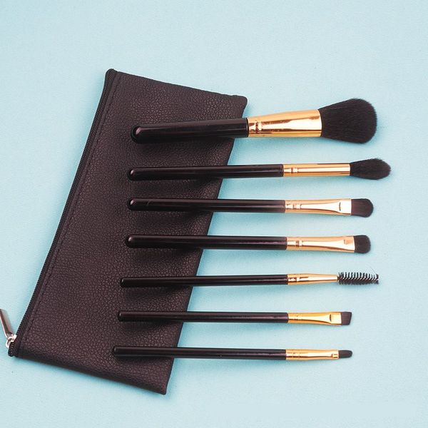 black pink purple 7pcs makeup brushes set plastic handle nylon hair with zipper leather case
black pink purple 7pcs makeup brushes set plastic handle nylon hair with zipper leather case