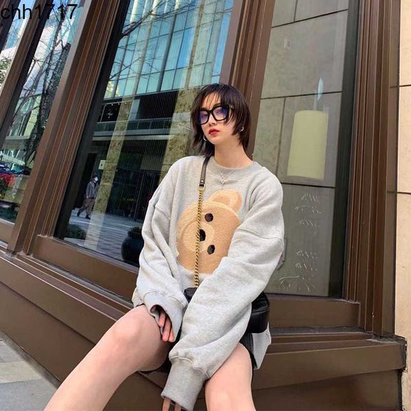 tested version of palm 2022 severed bear sweater male towel angel embroidered round neck loose female star same style, Black
tested version of palm 2022 severed bear sweater male towel angel embroidered round neck loose female star same style, Black