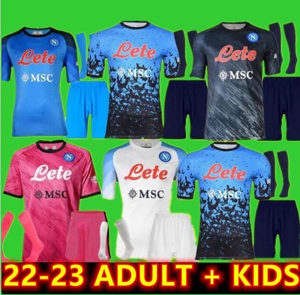 22 23 napoli soccer jerseys maglia naples 2022 2023 zielinski anguissa olivera kvaratskhelia kids football shirt osimhen fabian lozano home, Black;yellow
22 23 napoli soccer jerseys maglia naples 2022 2023 zielinski anguissa olivera kvaratskhelia kids football shirt osimhen fabian lozano home, Black;yellow