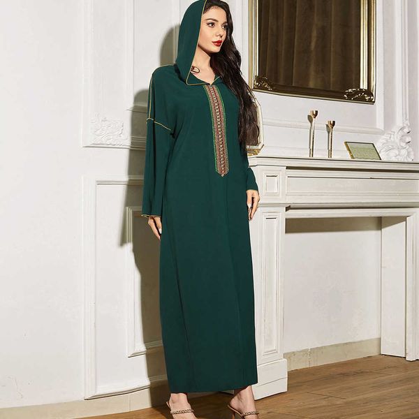 multi color embroidery hooded muslim robe loose casual long ethnic dress, Black;gray
multi color embroidery hooded muslim robe loose casual long ethnic dress, Black;gray