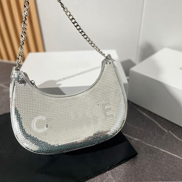 sequins underarm bag armpit handbags women chain crossbody bags half moom handbags zipper pocket genuine leather purse
sequins underarm bag armpit handbags women chain crossbody bags half moom handbags zipper pocket genuine leather purse