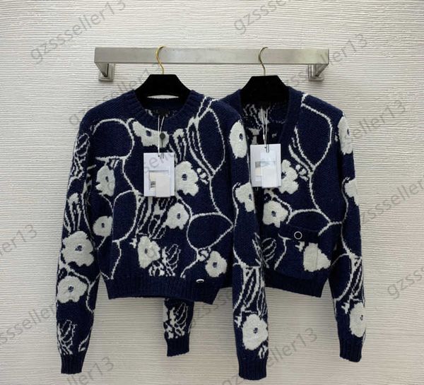 luxury womens sweaters floral print pure cashmere short knitwear round neck pullover long sleeve casual knitted sweater elegant gentle women, White;black
luxury womens sweaters floral print pure cashmere short knitwear round neck pullover long sleeve casual knitted sweater elegant gentle women, White;black