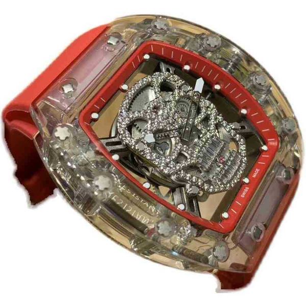 multi-function superclone watches wristwatch luxury richa milles designer transparent diamond inlaid men's automatic mechanical watch s, Slivery;brown
multi-function superclone watches wristwatch luxury richa milles designer transparent diamond inlaid men's automatic mechanical watch s, Slivery;brown