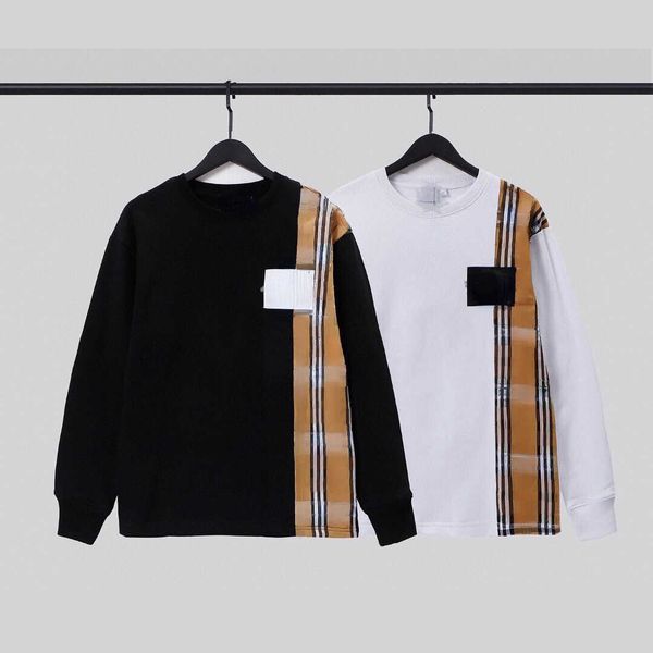 designer sweater mens sweatshirt bur hoodie men women long sleeve tshirt tb lattice splicing pullover coat oversize cotton sweaters, Black
designer sweater mens sweatshirt bur hoodie men women long sleeve tshirt tb lattice splicing pullover coat oversize cotton sweaters, Black