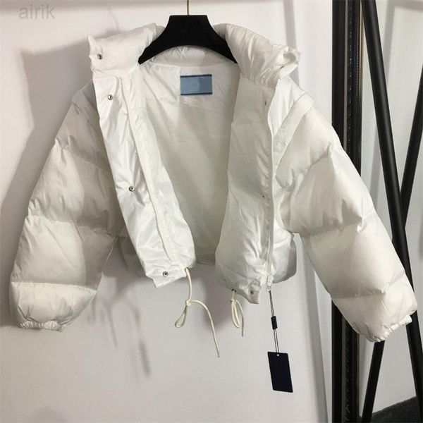 women's down parkas down jacket autumn and winter clothing designer clothing thickened outdoor warm jacket women detachable sleeves col, Black
women's down parkas down jacket autumn and winter clothing designer clothing thickened outdoor warm jacket women detachable sleeves col, Black