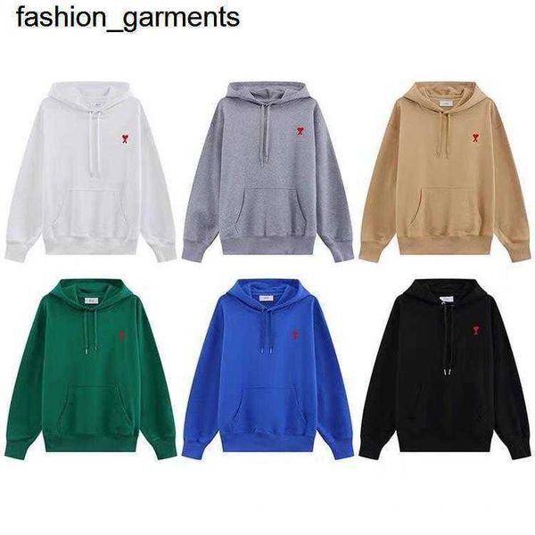 women's sweaters amis autumn new classic embroidered hooded sweater men designer women, White;black
women's sweaters amis autumn new classic embroidered hooded sweater men designer women, White;black
