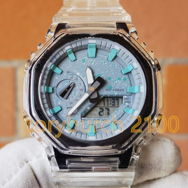 #81 2100 fashion quality watch relogio masculino waterproof ga men's wristwatch sport dual display gmt digital led reloj hombre army mi, Slivery;brown
#81 2100 fashion quality watch relogio masculino waterproof ga men's wristwatch sport dual display gmt digital led reloj hombre army mi, Slivery;brown