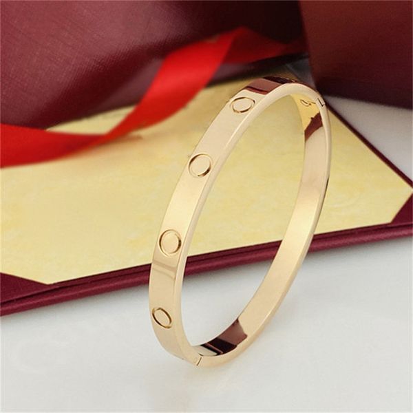 love screw bangle trend designer bracelets luxury jewelry women men bangles with diamond classic titanium steel alloy gold-plated craft 3 co, Black
love screw bangle trend designer bracelets luxury jewelry women men bangles with diamond classic titanium steel alloy gold-plated craft 3 co, Black