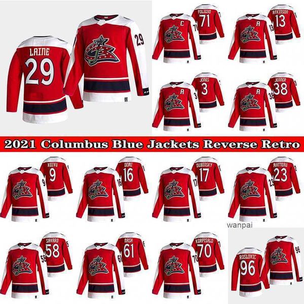 29 patrik laine columbus blue jackets 2021 reverse retro jersey 71 nick foligno 3 seth jones 13 cam atkinson 38 boone jenner hockey jerseys, Black
29 patrik laine columbus blue jackets 2021 reverse retro jersey 71 nick foligno 3 seth jones 13 cam atkinson 38 boone jenner hockey jerseys, Black