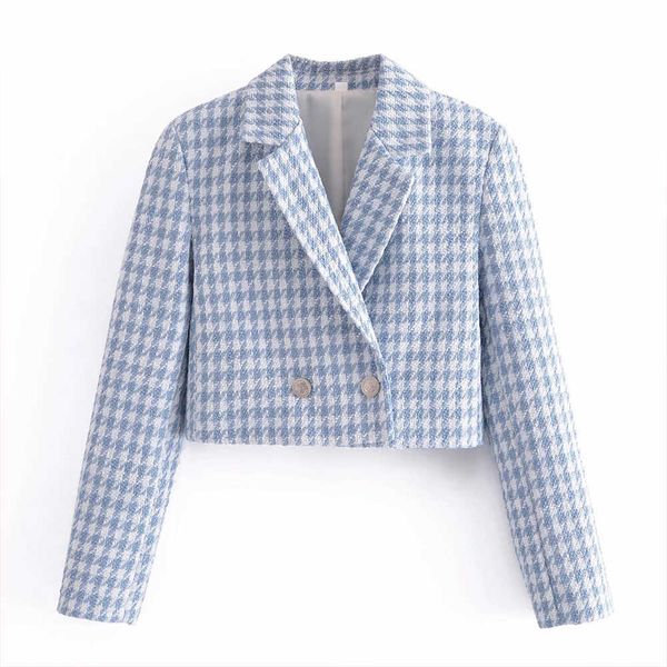 women's suits blazers women 2022 new fashion slim fit plaid tweed short blazer retro lapel long sleeves one button female outerwear chi, White;black
women's suits blazers women 2022 new fashion slim fit plaid tweed short blazer retro lapel long sleeves one button female outerwear chi, White;black