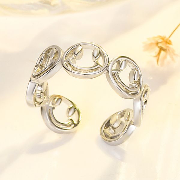 jewelry cluster rings nail ring designer mens womens love smiling face band korean gift party anniversary adjustable opening fashionable cut, Silver
jewelry cluster rings nail ring designer mens womens love smiling face band korean gift party anniversary adjustable opening fashionable cut, Silver
