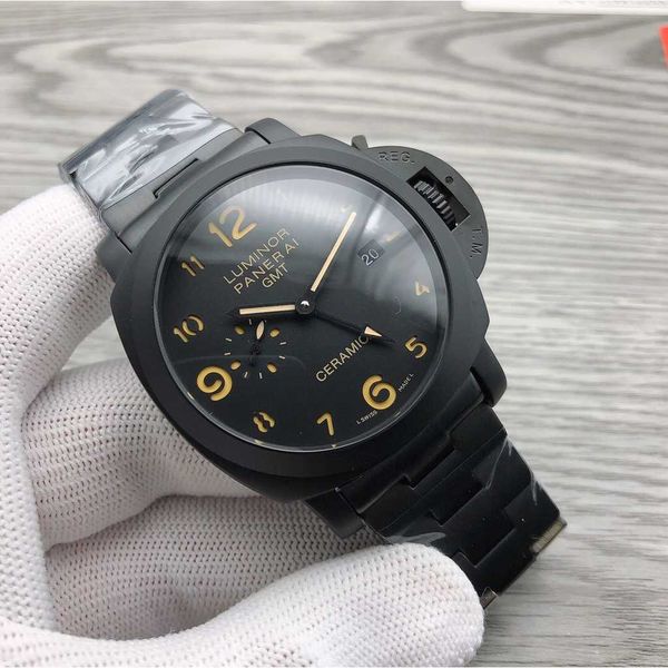 luxury watches for mens mechanical watch paneraiss automatic sapphire mirror 44mm 13mm 904 steel watchband brand italy sport wristwatches, Slivery;brown
luxury watches for mens mechanical watch paneraiss automatic sapphire mirror 44mm 13mm 904 steel watchband brand italy sport wristwatches, Slivery;brown