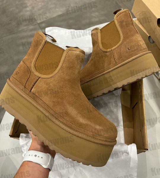 chelsea boots neumel platform zip suede women classic mini boot chestnut australia ankle snow sheepskin comfort winter fur fuzzy size 35-40, Black
chelsea boots neumel platform zip suede women classic mini boot chestnut australia ankle snow sheepskin comfort winter fur fuzzy size 35-40, Black