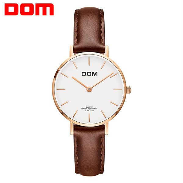 dom women quartz watches brand luxury watches fashion casual waterproof wrist watch ladies dress leather relojes g-36gl-7m1255h, Slivery;brown
dom women quartz watches brand luxury watches fashion casual waterproof wrist watch ladies dress leather relojes g-36gl-7m1255h, Slivery;brown