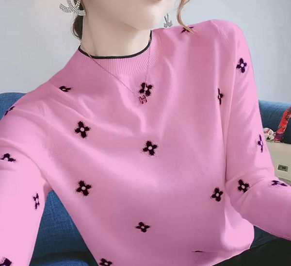 women's sweaters of designers pink black white green red knit crow neck open back sweater luxury letter long sleeve pullover oversized, White;black
women's sweaters of designers pink black white green red knit crow neck open back sweater luxury letter long sleeve pullover oversized, White;black