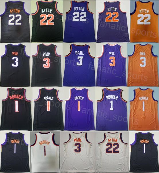 men valley basketball jersey devin booker 1 deandre ayton 22 chris paul 3 city association classic statement icon earned black orange purple, Black;red
men valley basketball jersey devin booker 1 deandre ayton 22 chris paul 3 city association classic statement icon earned black orange purple, Black;red