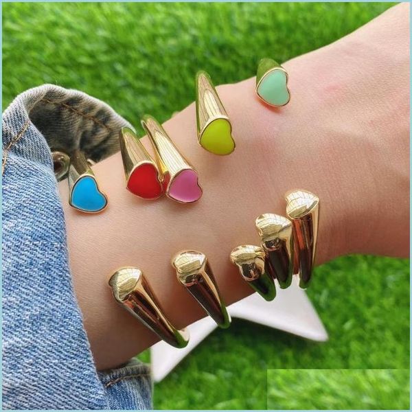 bangle bangle 4pcs 2022 fashion gold plated arrival simple enamel colorf heart cuffs adjustable bracelets for women girlsbangle drop dhqb3, Black
bangle bangle 4pcs 2022 fashion gold plated arrival simple enamel colorf heart cuffs adjustable bracelets for women girlsbangle drop dhqb3, Black
