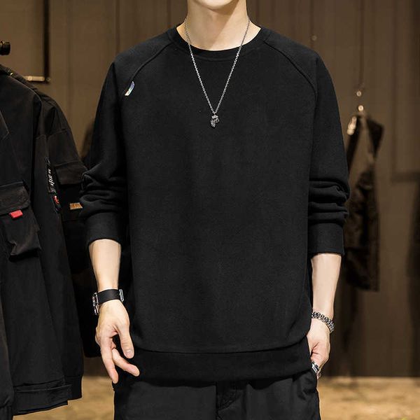 new style men's sweater in autumn and winter velvet round neck casual undercoat youth large size suit men, Black
new style men's sweater in autumn and winter velvet round neck casual undercoat youth large size suit men, Black