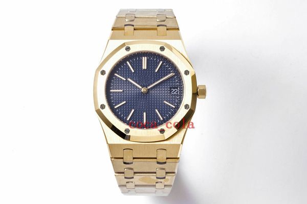 uality men wristwatches 39mm 15202 blue dial luminescent stainless steel vk quartz movement transparent mechanical mens watch watches 69, Slivery;brown
uality men wristwatches 39mm 15202 blue dial luminescent stainless steel vk quartz movement transparent mechanical mens watch watches 69, Slivery;brown