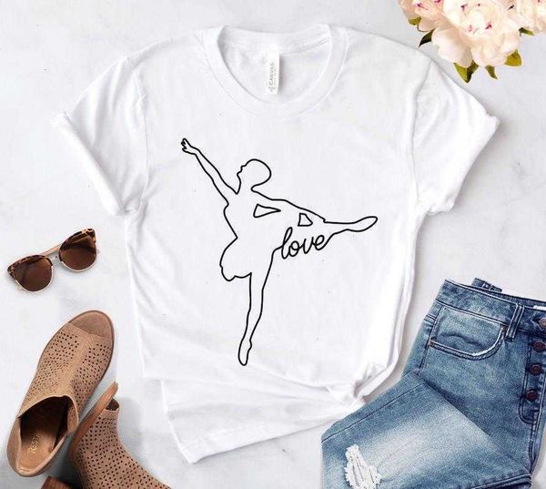 i love tee dance ballet womens t-shirt print women casual hipster funny for lady, White
i love tee dance ballet womens t-shirt print women casual hipster funny for lady, White