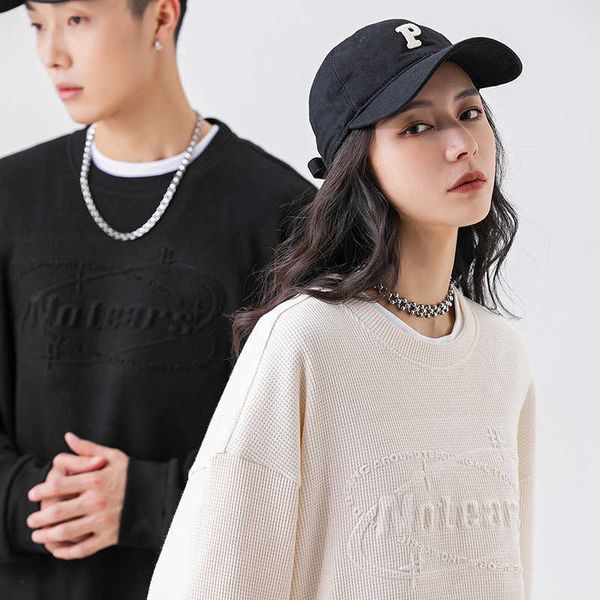 spring and autumn new sweater men's fashion couple casual loose crew neck men, Black
spring and autumn new sweater men's fashion couple casual loose crew neck men, Black
