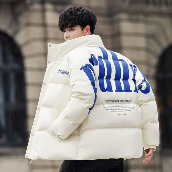 new style men's down jacket thickened warm stand collar coat in winter youth fashion versatile men wear, Black
new style men's down jacket thickened warm stand collar coat in winter youth fashion versatile men wear, Black