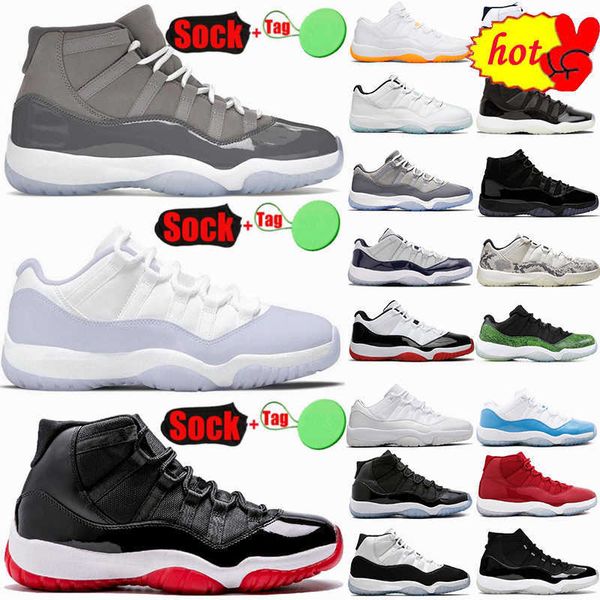 2022 cool grey high 11 11s basketball shoes bred 25th anniversary concord 45 space jam men women trainers low legend blue citrus blue tint
2022 cool grey high 11 11s basketball shoes bred 25th anniversary concord 45 space jam men women trainers low legend blue citrus blue tint