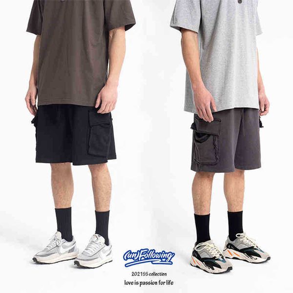 summer high street fog style capris sports flash shorts loose casual versatile pocket overalls men's and women's fashion, White;black
summer high street fog style capris sports flash shorts loose casual versatile pocket overalls men's and women's fashion, White;black