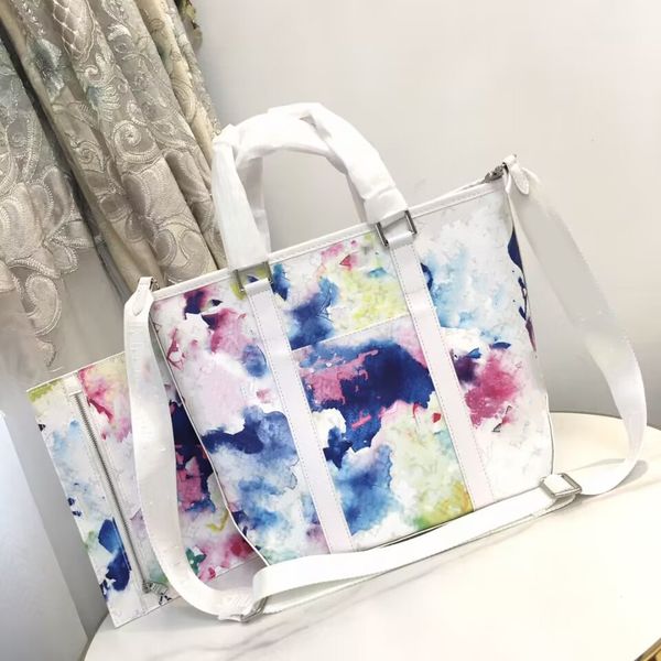 designer gradient color totes fashion women shoulder bag coated canvas cowhide trim handbags
designer gradient color totes fashion women shoulder bag coated canvas cowhide trim handbags