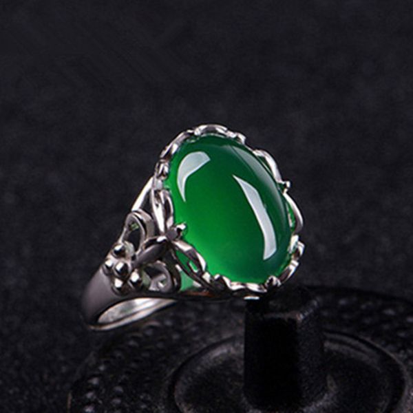 green agate crystal screw pattern ring mens rings classic men titanium steel designer for women luxury gifts woman girl jewlery, Silver
green agate crystal screw pattern ring mens rings classic men titanium steel designer for women luxury gifts woman girl jewlery, Silver