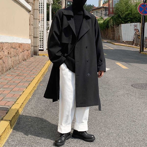 men's trench coats cotton belt trench coat men fashion casual double-breasted long coat men korean loose oversize windbreaker jacket me, Tan;black
men's trench coats cotton belt trench coat men fashion casual double-breasted long coat men korean loose oversize windbreaker jacket me, Tan;black