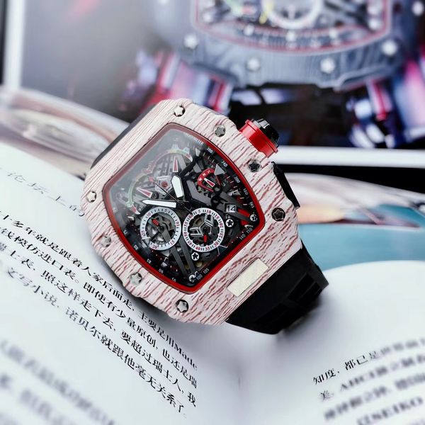 montre de luxe fully automatic movement watch rm5003 luminous dial pointer deep waterproof stainless steel case watch, Slivery;brown
montre de luxe fully automatic movement watch rm5003 luminous dial pointer deep waterproof stainless steel case watch, Slivery;brown