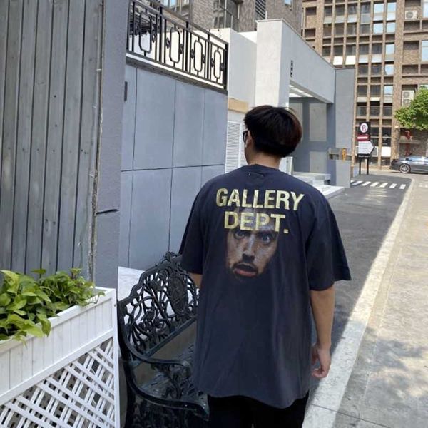 tshirts mens womens galleryy depts designers t shirts washed and old gilded lettered portrait printed short sleeved men's women's, White;black
tshirts mens womens galleryy depts designers t shirts washed and old gilded lettered portrait printed short sleeved men's women's, White;black