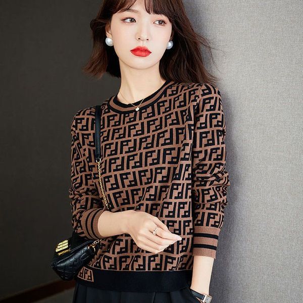 designer women's sweaters round neck striped fashion long sleeve women casual classic vintage fashion clothes full letter luxurious sen, White;black
designer women's sweaters round neck striped fashion long sleeve women casual classic vintage fashion clothes full letter luxurious sen, White;black
