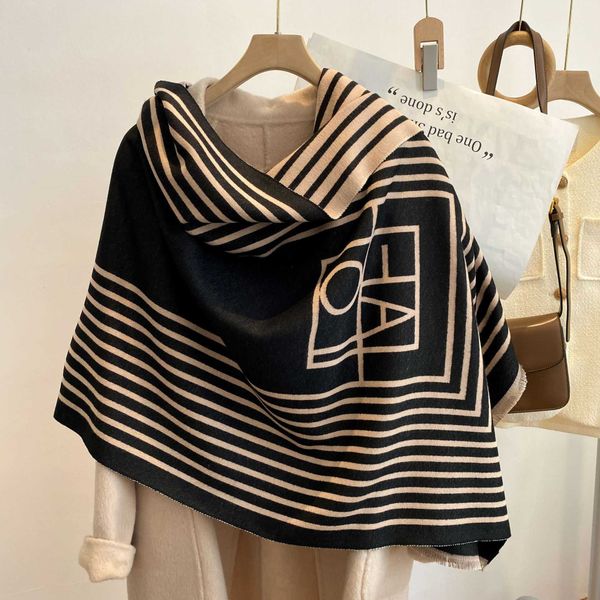 autumn winter striped warm scarf women's double-sided cashmere thickened scarf with air conditioning shawl 2022, Blue;gray
autumn winter striped warm scarf women's double-sided cashmere thickened scarf with air conditioning shawl 2022, Blue;gray