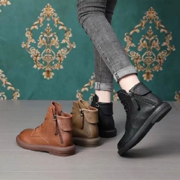 vintage side zipper low heel martin boots women's autumn 2022 new fashion soft bottom comfortable female shoes, Black
vintage side zipper low heel martin boots women's autumn 2022 new fashion soft bottom comfortable female shoes, Black